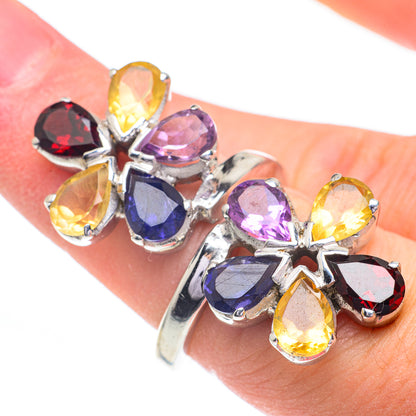 Garnet Rings handcrafted by Ana Silver Co - RING61009