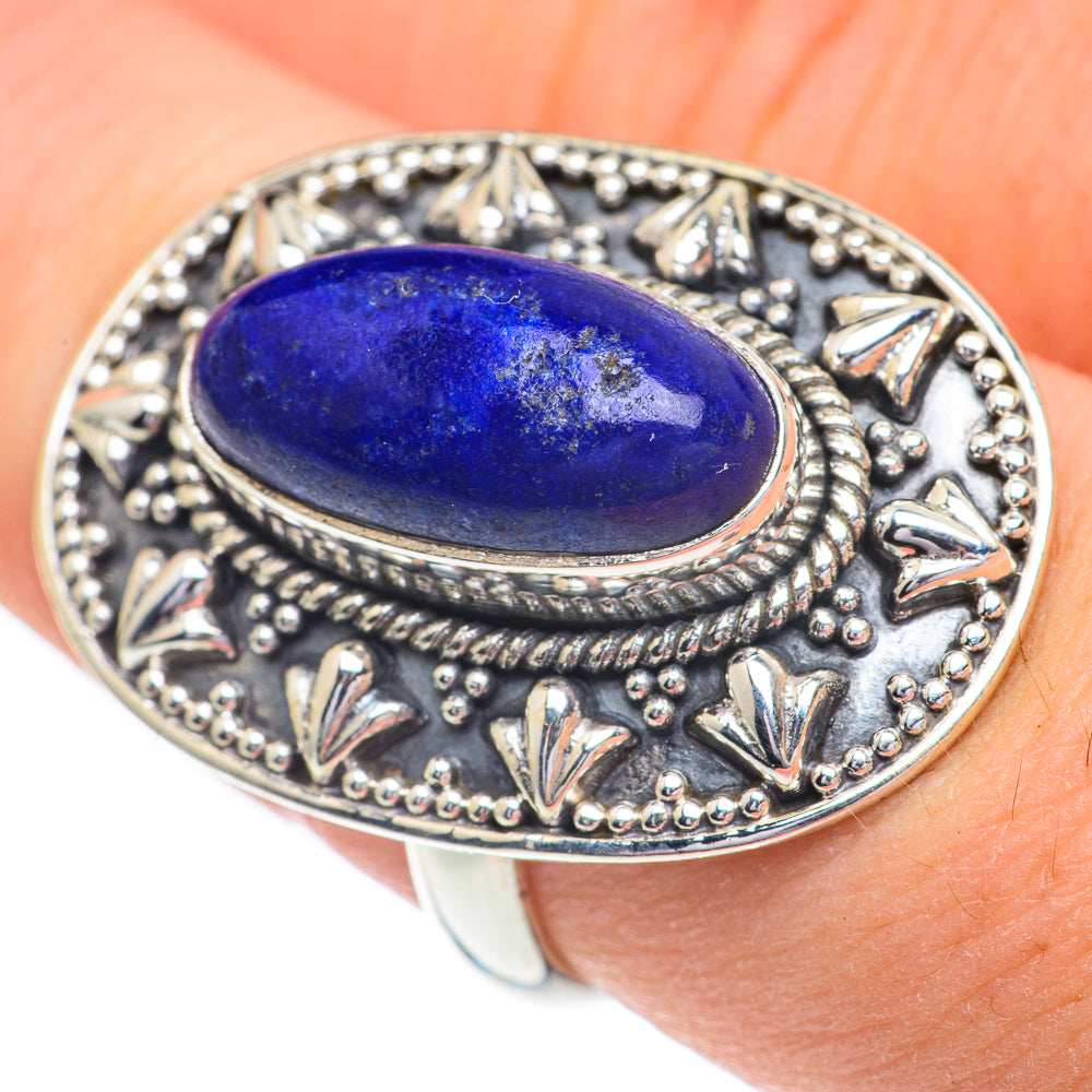 Lapis Lazuli Rings handcrafted by Ana Silver Co - RING61017
