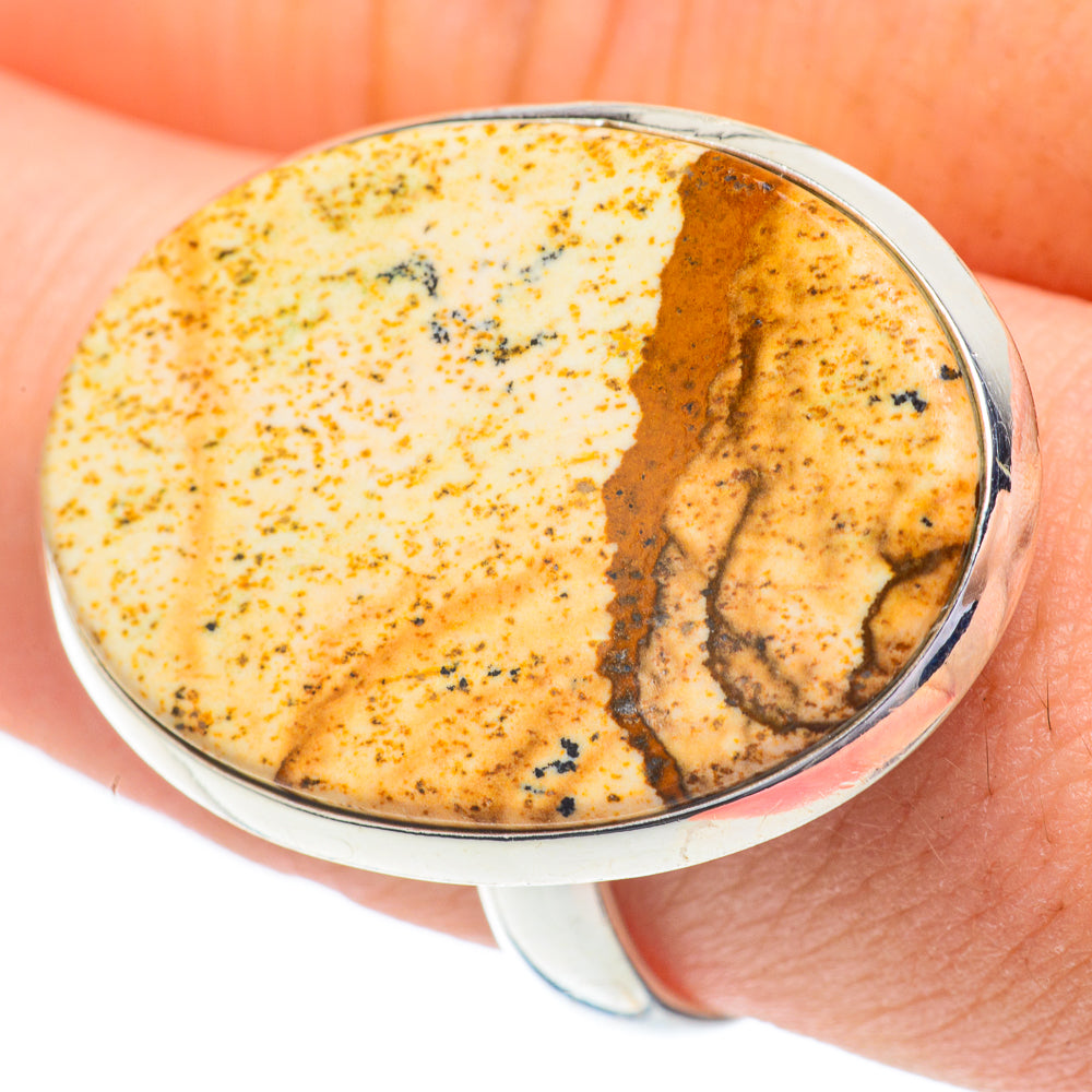 Picture Jasper Rings handcrafted by Ana Silver Co - RING61022