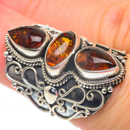 Baltic Amber Rings handcrafted by Ana Silver Co - RING61026