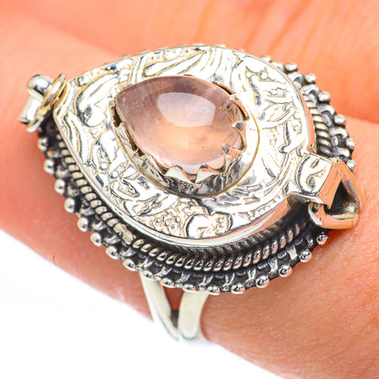 Rose Quartz Rings handcrafted by Ana Silver Co - RING61027