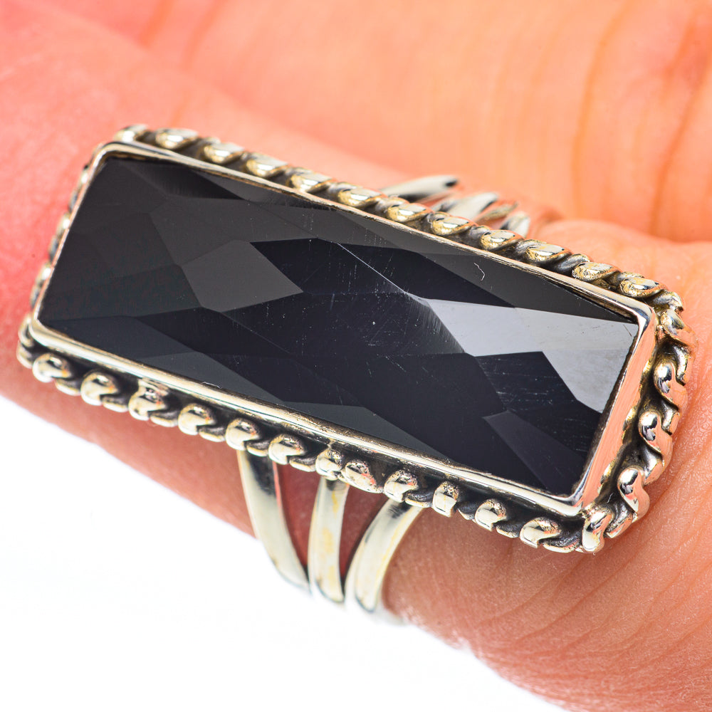 Black Onyx Rings handcrafted by Ana Silver Co - RING61033