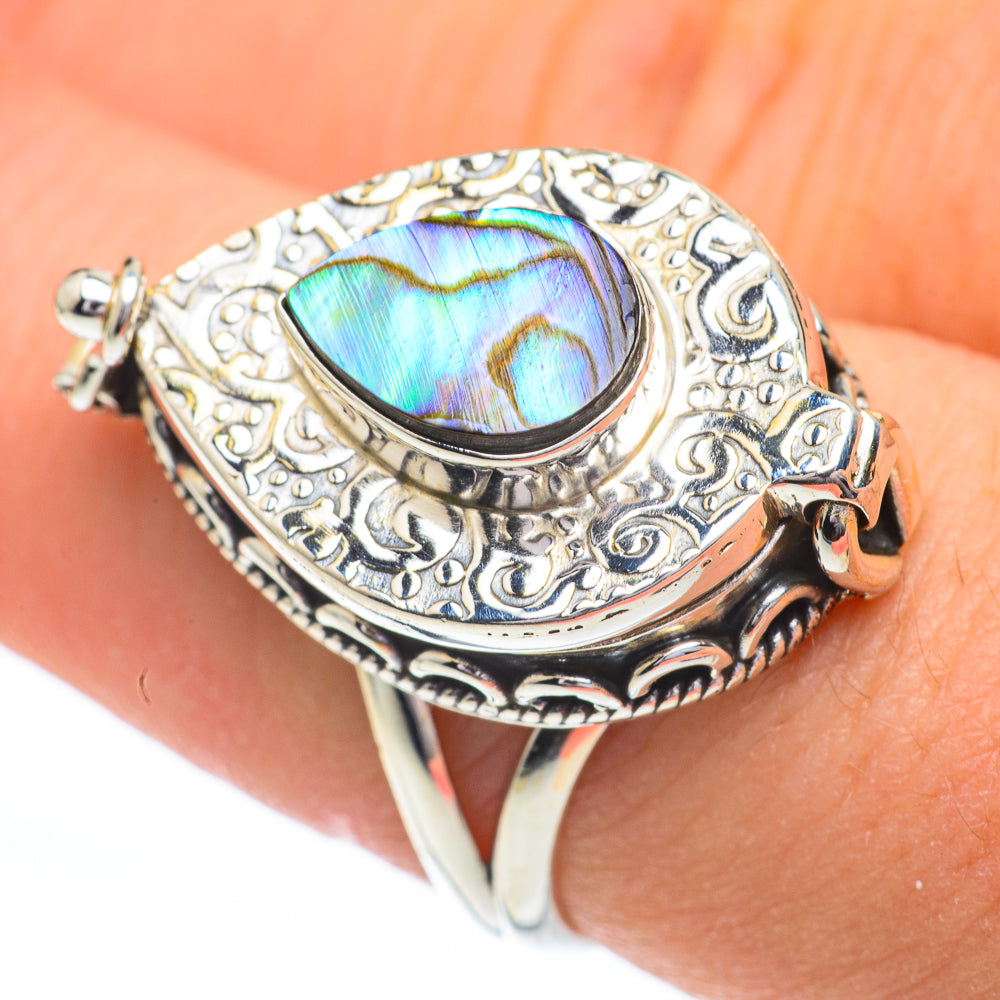 Abalone Shell Rings handcrafted by Ana Silver Co - RING61035