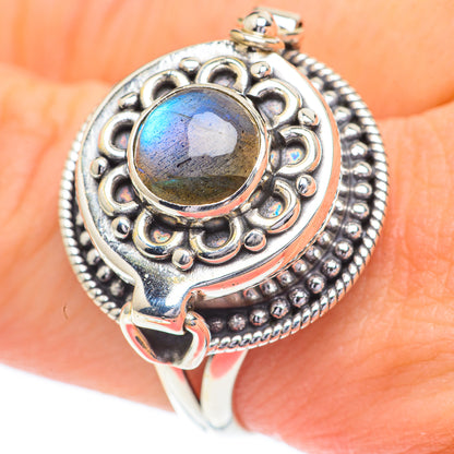 Labradorite Rings handcrafted by Ana Silver Co - RING61042