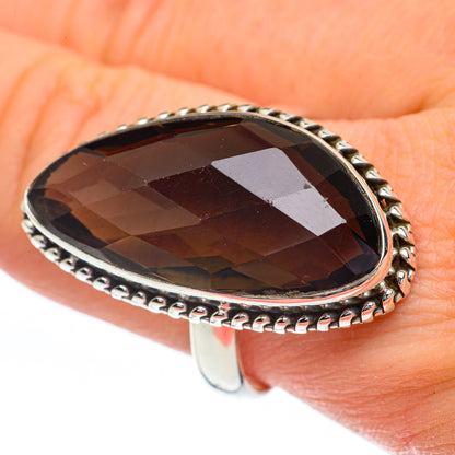 Smoky Quartz Rings handcrafted by Ana Silver Co - RING61048
