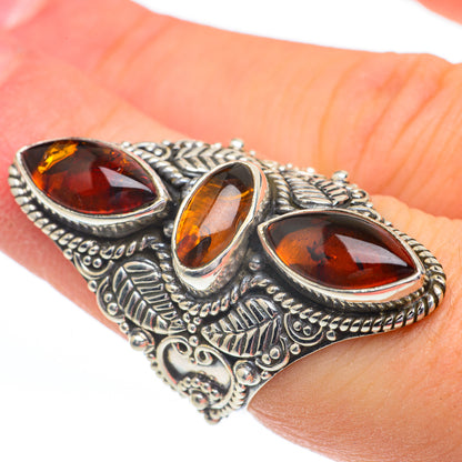 Baltic Amber Rings handcrafted by Ana Silver Co - RING61049