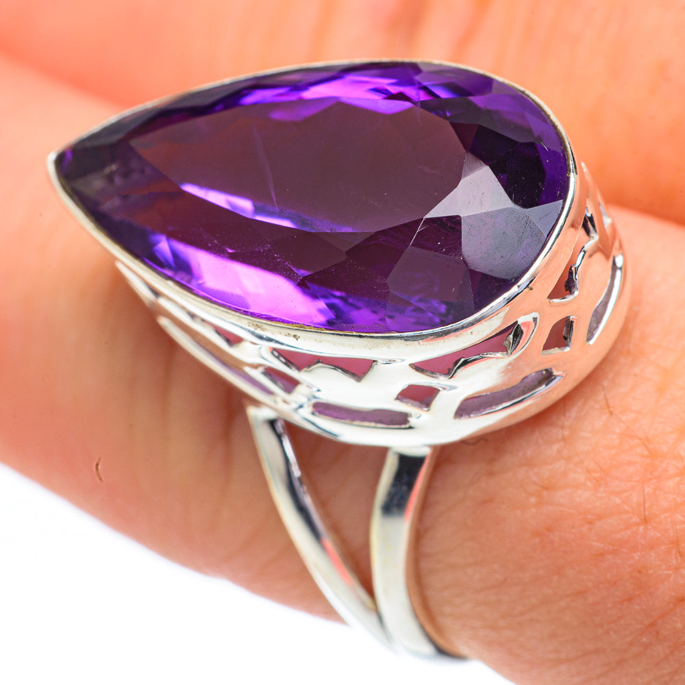 Amethyst Rings handcrafted by Ana Silver Co - RING61052