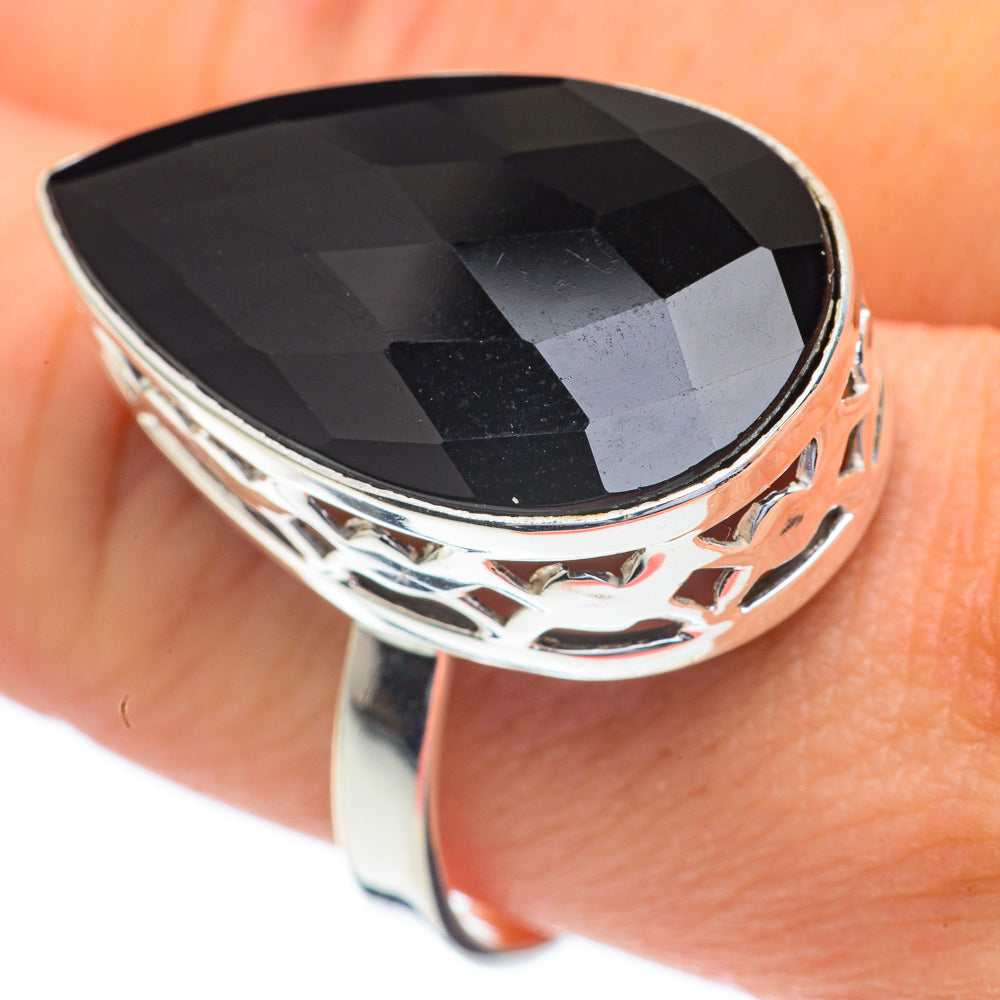 Black Onyx Rings handcrafted by Ana Silver Co - RING61054