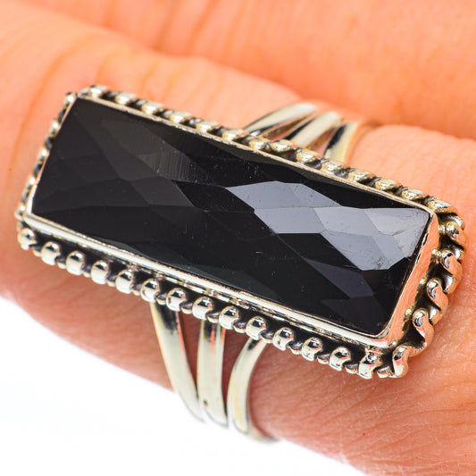 Black Onyx Rings handcrafted by Ana Silver Co - RING61057