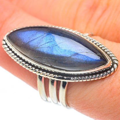 Labradorite Rings handcrafted by Ana Silver Co - RING61063