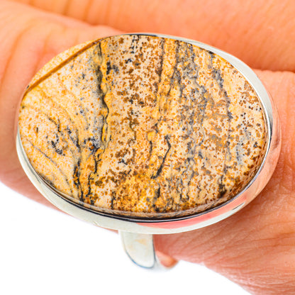 Picture Jasper Rings handcrafted by Ana Silver Co - RING61068