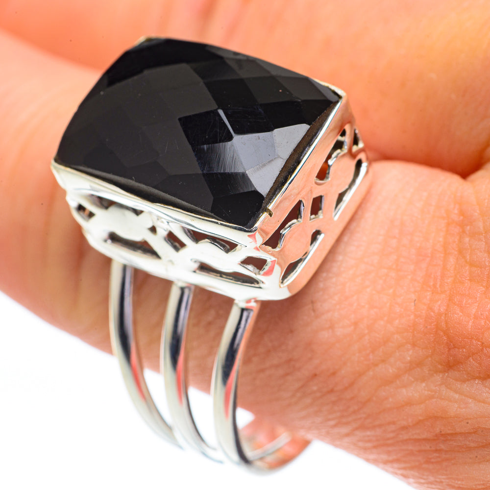 Black Onyx Rings handcrafted by Ana Silver Co - RING61074