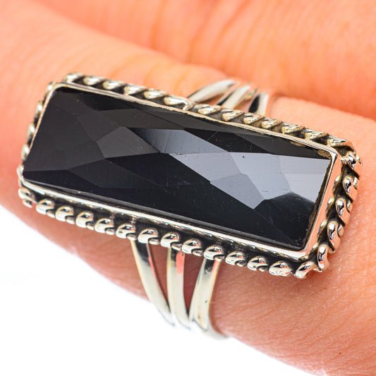 Black Onyx Rings handcrafted by Ana Silver Co - RING61075