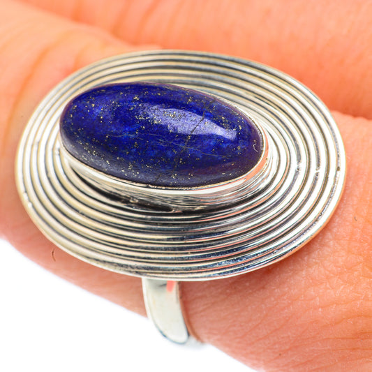 Lapis Lazuli Rings handcrafted by Ana Silver Co - RING61084