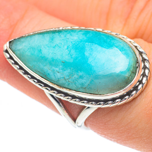 Larimar Rings handcrafted by Ana Silver Co - RING61086