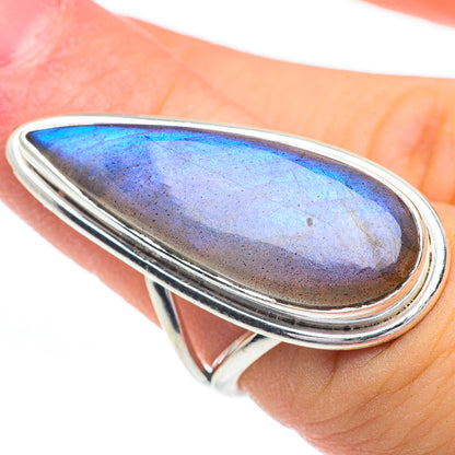 Labradorite Rings handcrafted by Ana Silver Co - RING61116