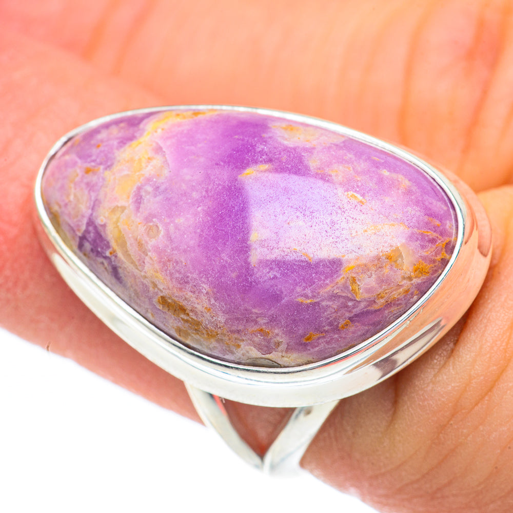 Phosphosiderite Rings handcrafted by Ana Silver Co - RING61123