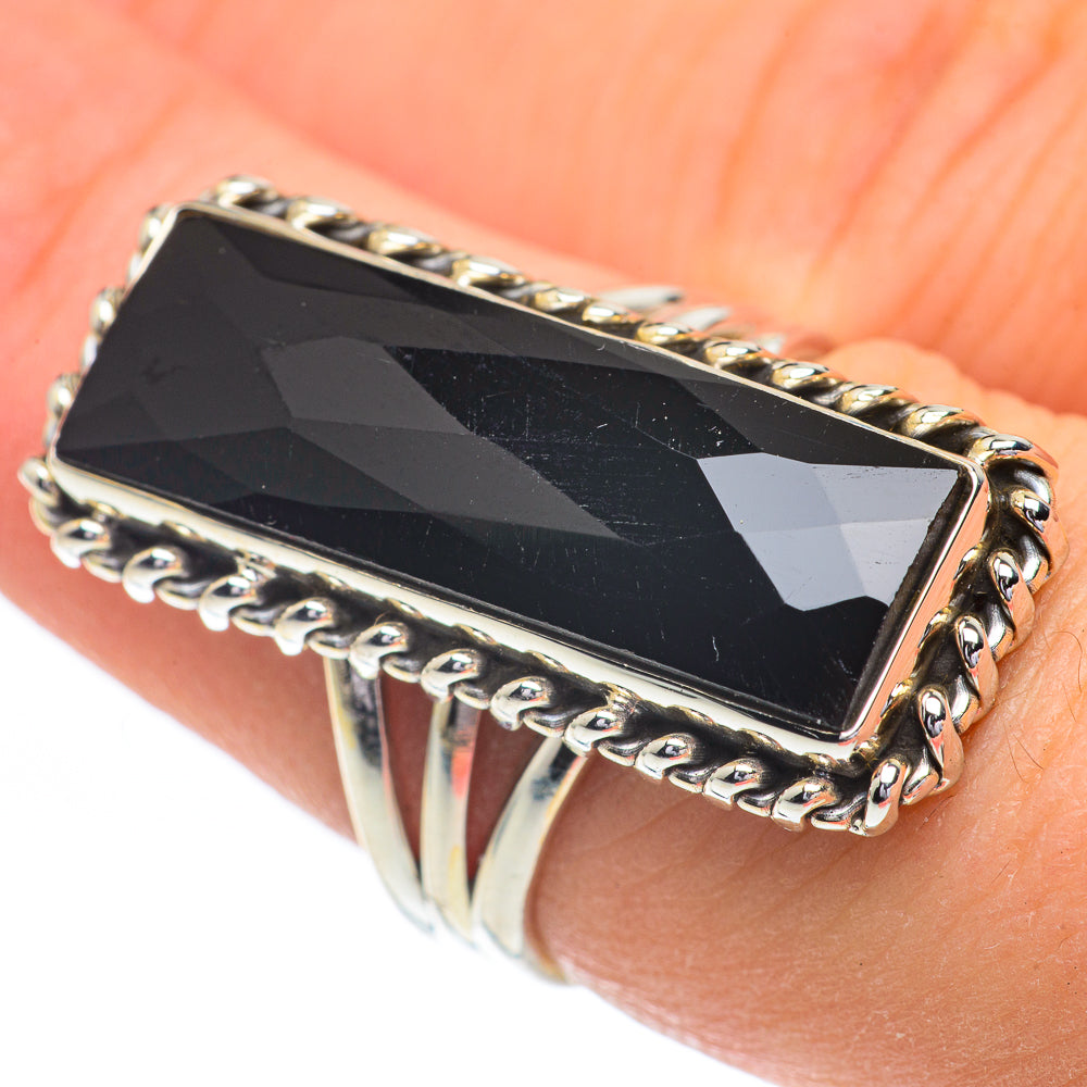 Black Onyx Rings handcrafted by Ana Silver Co - RING61139