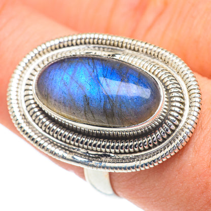 Labradorite Rings handcrafted by Ana Silver Co - RING61144