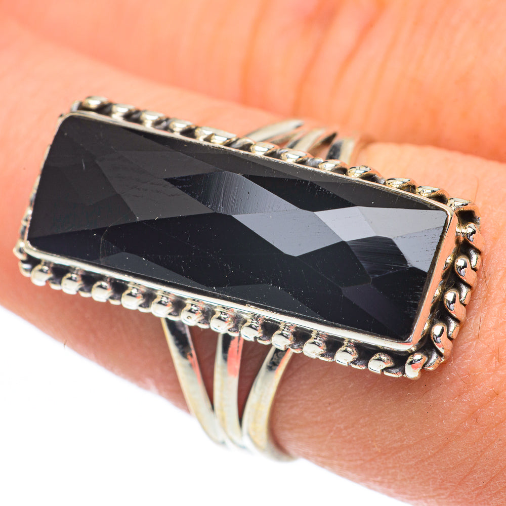 Black Onyx Rings handcrafted by Ana Silver Co - RING61147