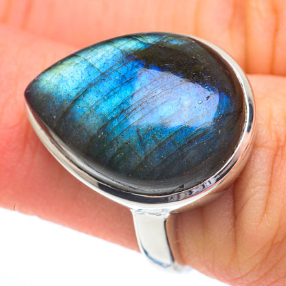 Labradorite Rings handcrafted by Ana Silver Co - RING61150