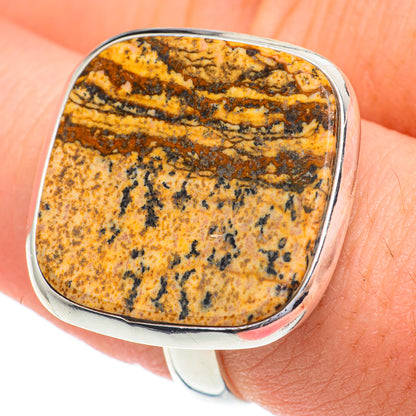Picture Jasper Rings handcrafted by Ana Silver Co - RING61155
