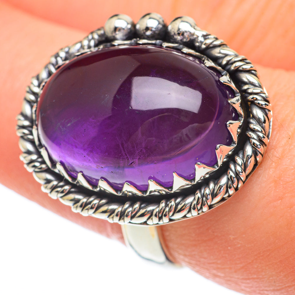 Amethyst Rings handcrafted by Ana Silver Co - RING61163