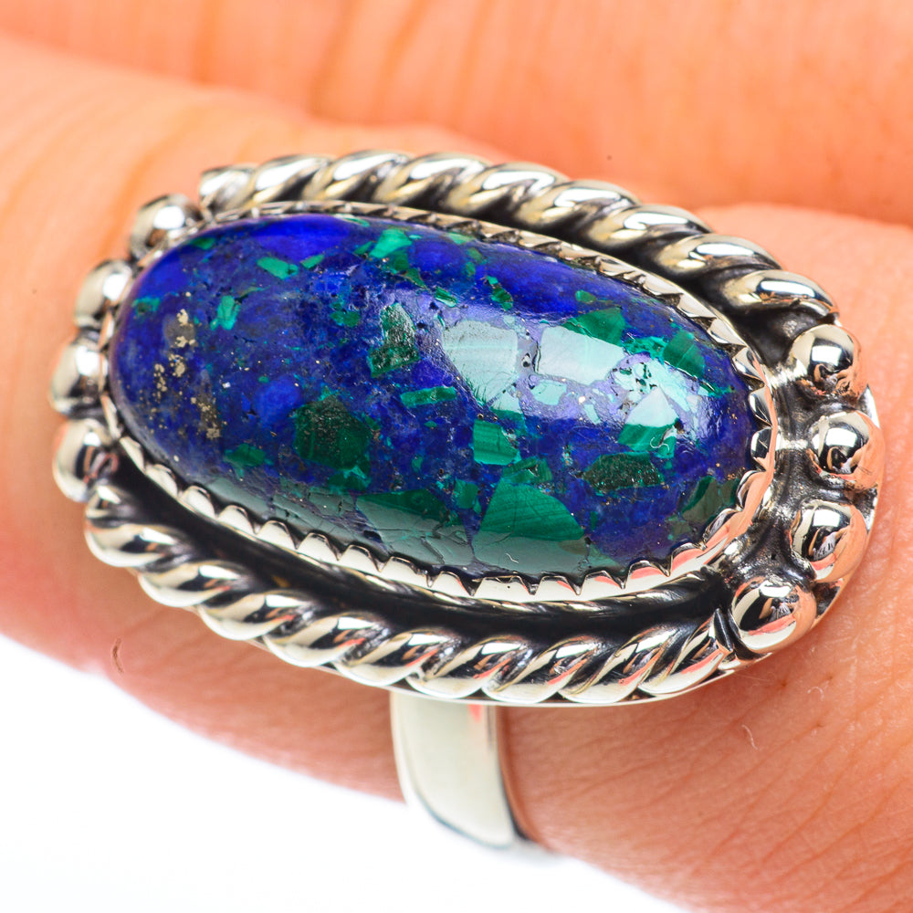 Azurite Rings handcrafted by Ana Silver Co - RING61171