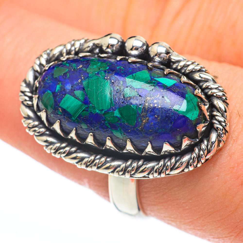 Azurite Rings handcrafted by Ana Silver Co - RING61195