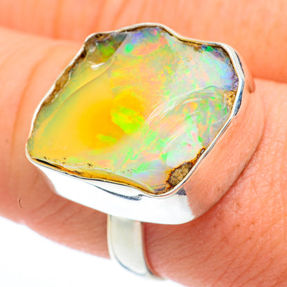 Ethiopian Opal Rings handcrafted by Ana Silver Co - RING61197
