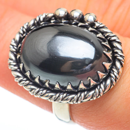 Hematite Rings handcrafted by Ana Silver Co - RING61198