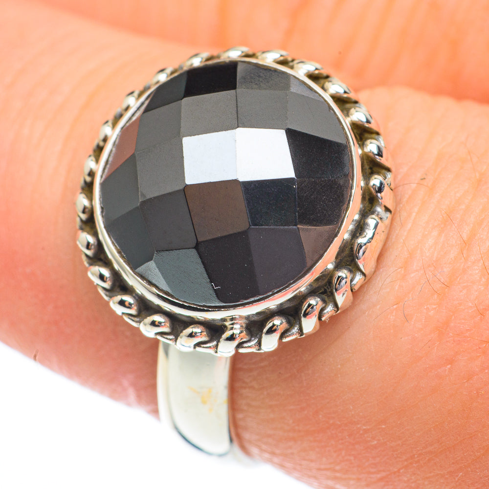 Hematite Rings handcrafted by Ana Silver Co - RING61199