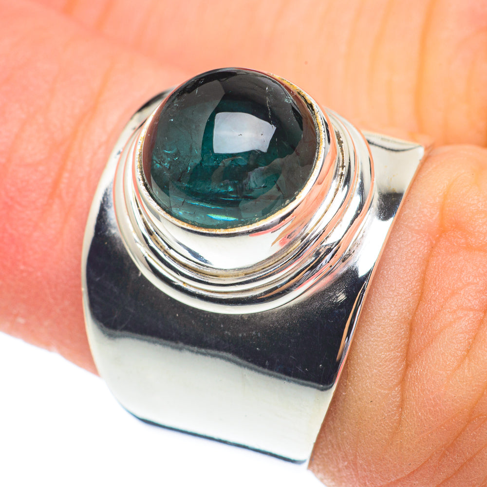 Blue Tourmaline Rings handcrafted by Ana Silver Co - RING61200