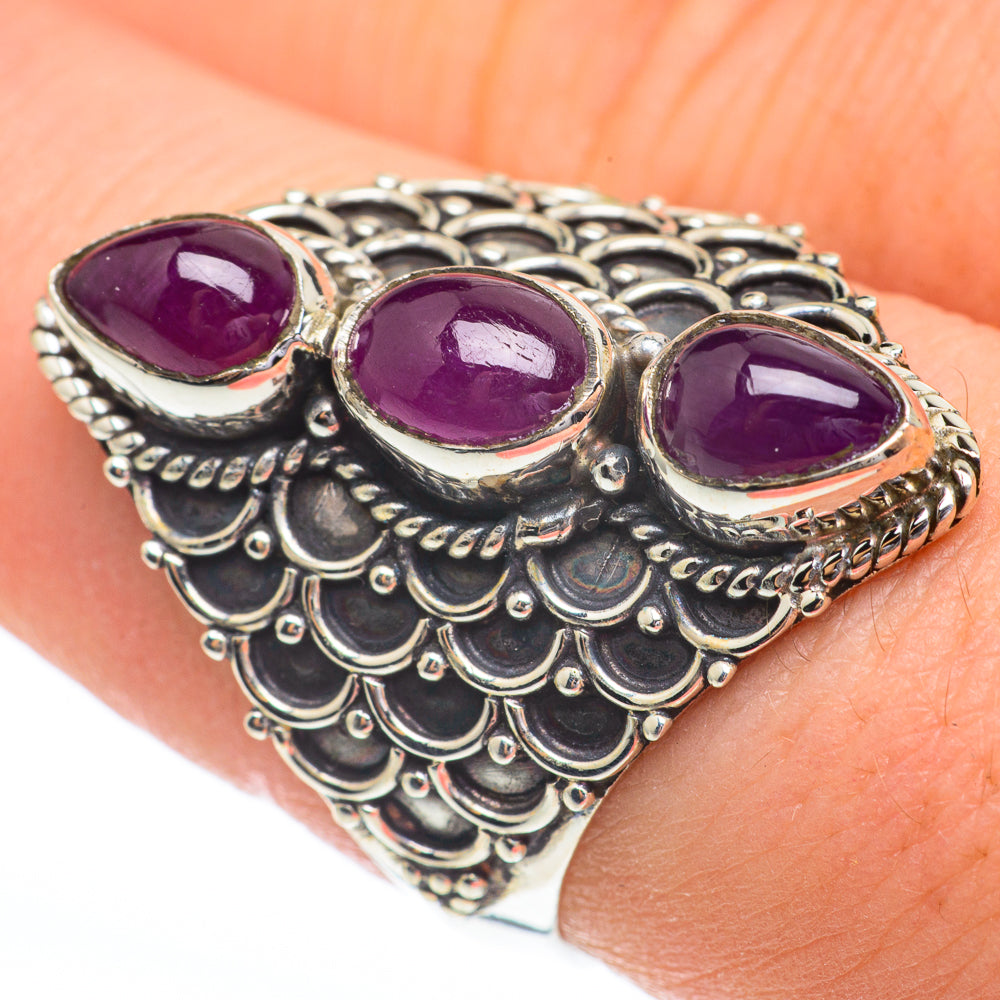 Ruby Rings handcrafted by Ana Silver Co - RING61208