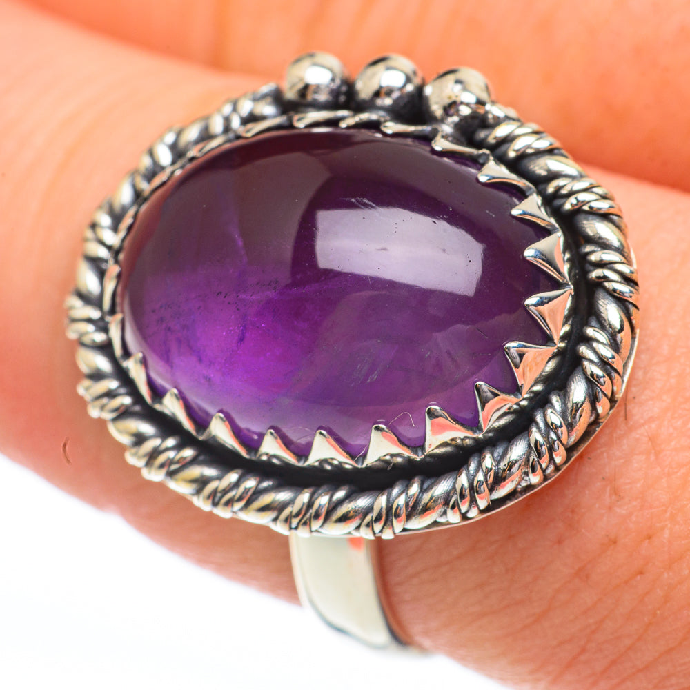 Amethyst Rings handcrafted by Ana Silver Co - RING61212