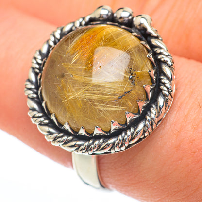 Rutilated Quartz Rings handcrafted by Ana Silver Co - RING61214