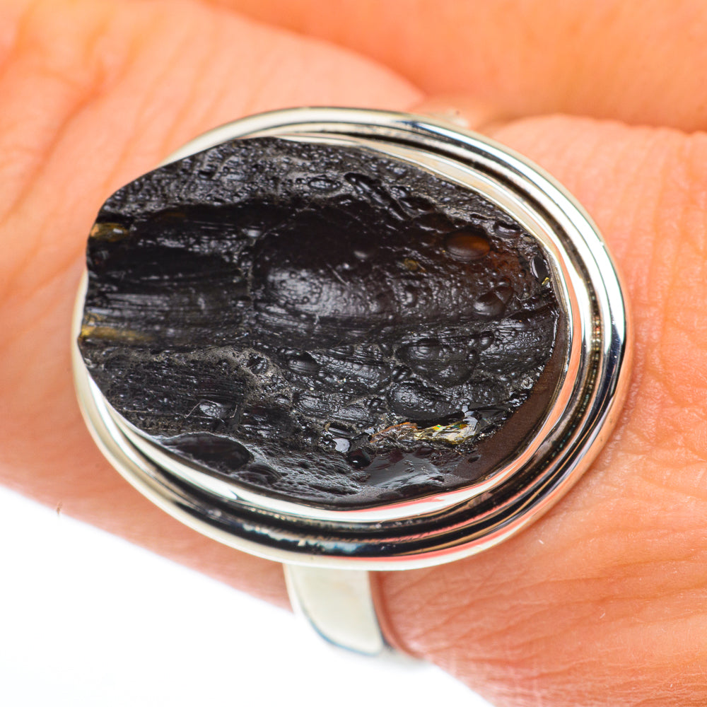 Tektite Rings handcrafted by Ana Silver Co - RING61216