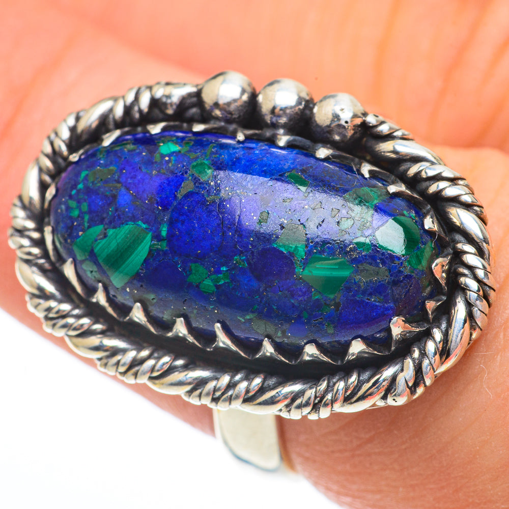 Azurite Rings handcrafted by Ana Silver Co - RING61219