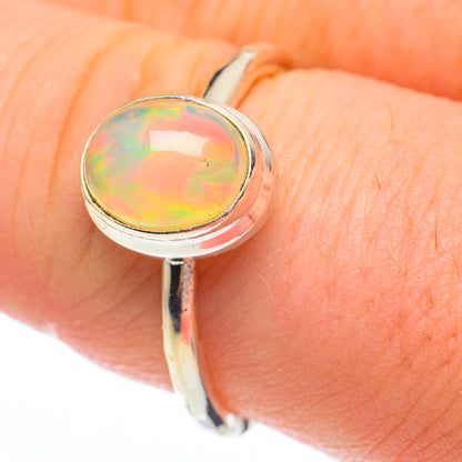 Ethiopian Opal Rings handcrafted by Ana Silver Co - RING61221