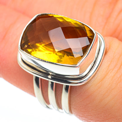 Mandarin Citrine Rings handcrafted by Ana Silver Co - RING61230