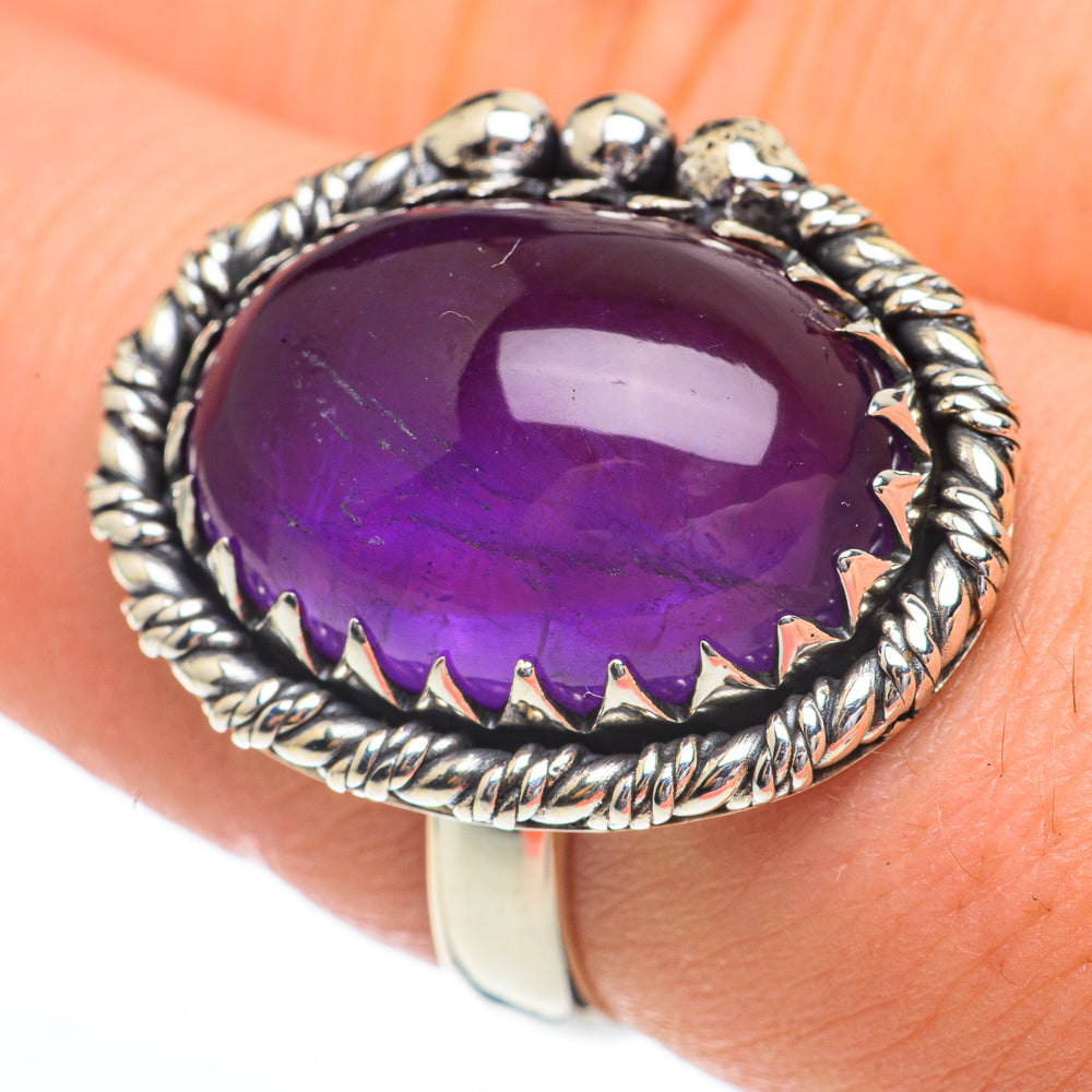 Amethyst Rings handcrafted by Ana Silver Co - RING61236