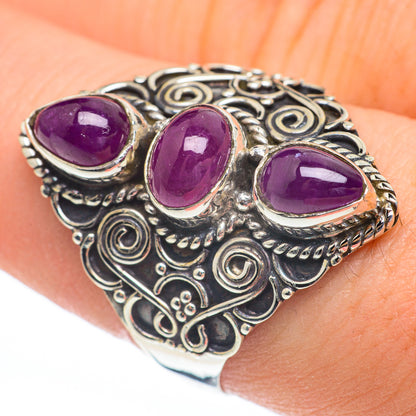 Ruby Rings handcrafted by Ana Silver Co - RING61255
