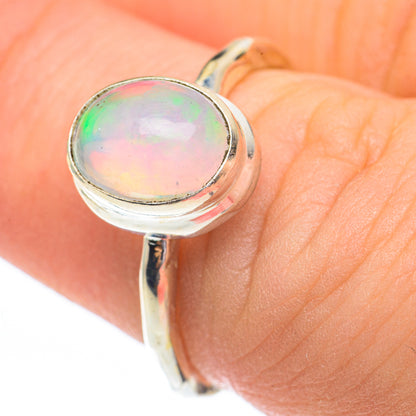 Ethiopian Opal Rings handcrafted by Ana Silver Co - RING61262