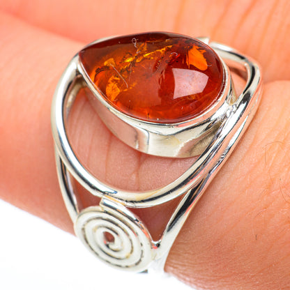 Baltic Amber Rings handcrafted by Ana Silver Co - RING61270