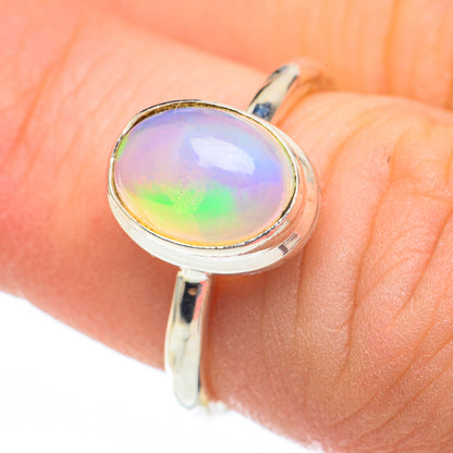 Ethiopian Opal Rings handcrafted by Ana Silver Co - RING61295