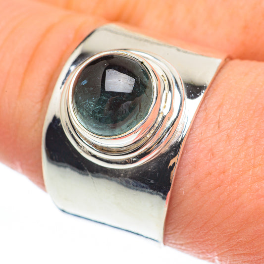 Blue Tourmaline Rings handcrafted by Ana Silver Co - RING61297