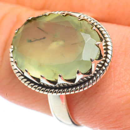Prehnite Rings handcrafted by Ana Silver Co - RING61301