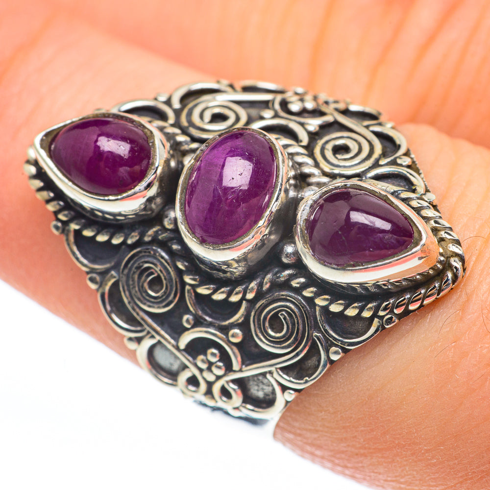 Ruby Rings handcrafted by Ana Silver Co - RING61304