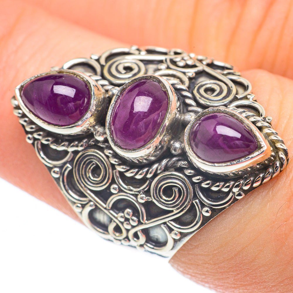 Ruby Rings handcrafted by Ana Silver Co - RING61318
