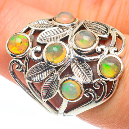 Ethiopian Opal Rings handcrafted by Ana Silver Co - RING61344